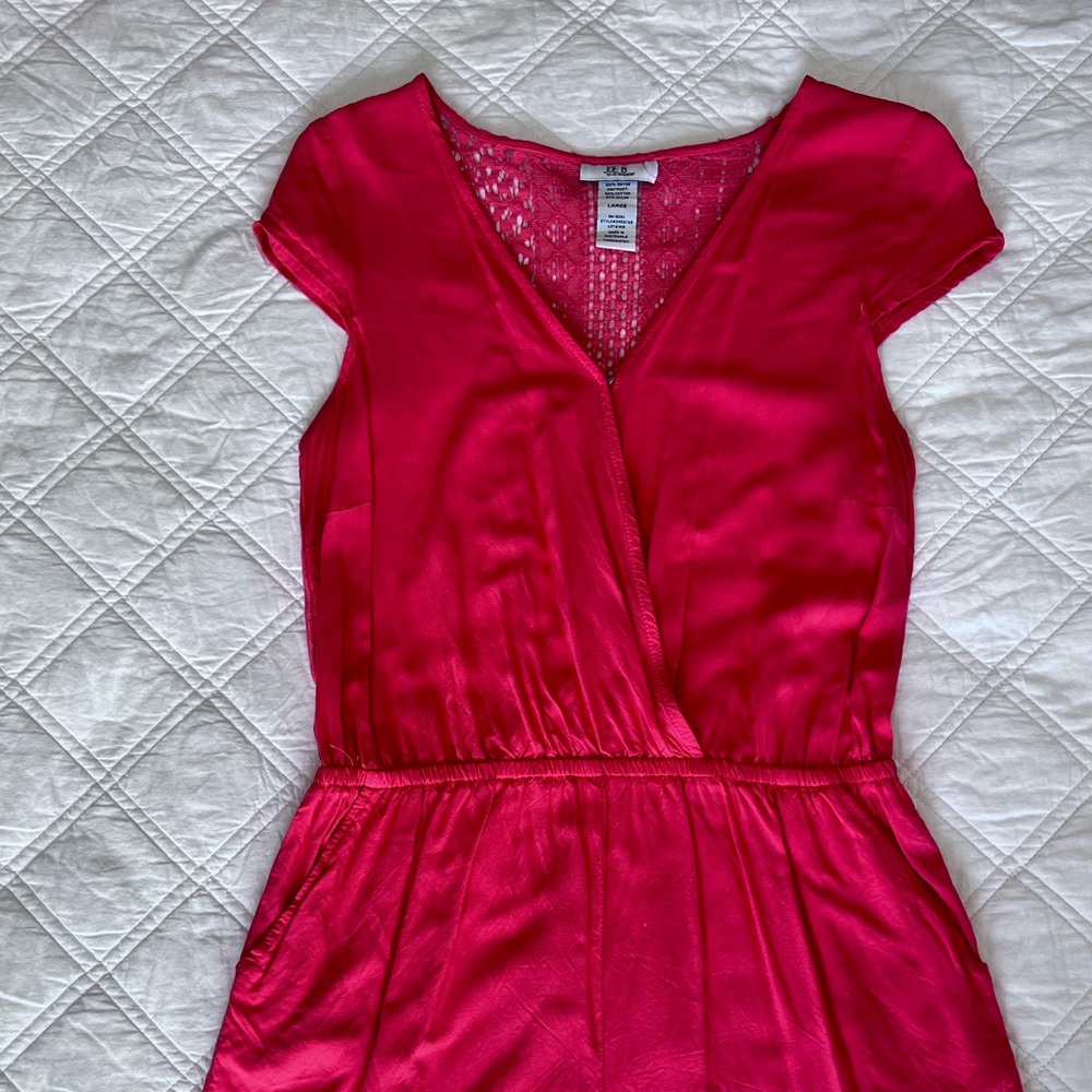 Joe B size L coral romper